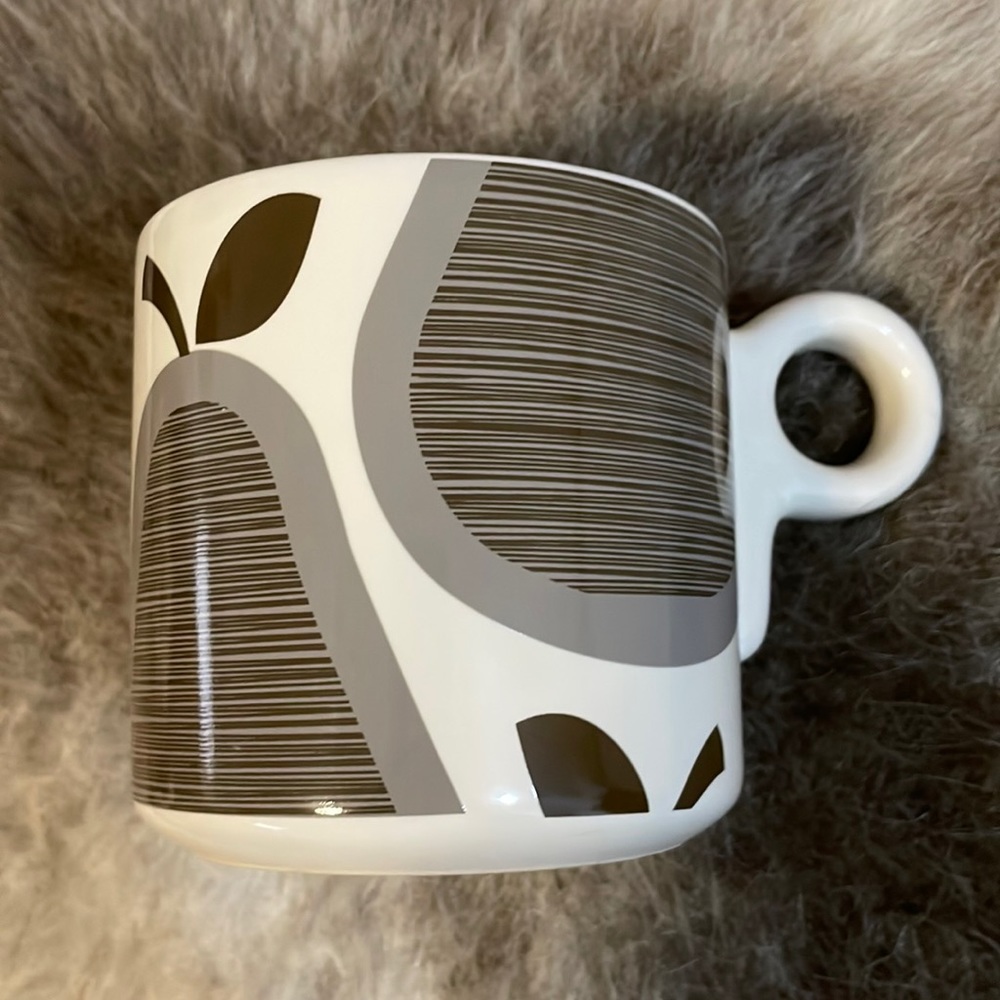 Orla Kiely for Target Stoneware Pear Fruit Patterned Mug with Loop Handle